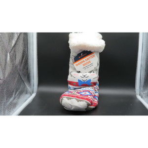 Compass Fully Lined Cozy Socks with Grip Bottom NWT